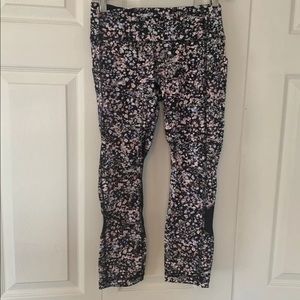 Lululemon RARE floral flower multi leggings